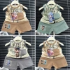 Bộ sát nách LOANG Natural Ngáo Bính, chất coton co giãn 10-45kg, giá 61.200 VND 5