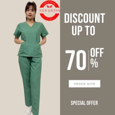 Bộ scrubs bác sĩ cổ tim màu xanh - đồng phục kỹ thuật viên, điều dưỡng, spa, vải lon co giãn, giảm giá từ 187k xuống 143.9k 2 Bộ scrubs bác sĩ cổ tim màu xanh - đồng phục kỹ thuật viên, điều dưỡng, spa, vải lon co giãn, giảm giá từ 187k xuống 143.9k 2