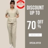 Bộ scrubs bác sĩ cổ tim màu xanh - đồng phục kỹ thuật viên, điều dưỡng, spa, vải lon co giãn, giảm giá từ 187k xuống 143.9k 4