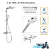 Bộ Sen Cây Tắm Đứng HANSGROHE 240, Bát Vuông Cao Cấp Made in Đức, Giá 14,2 Triệu