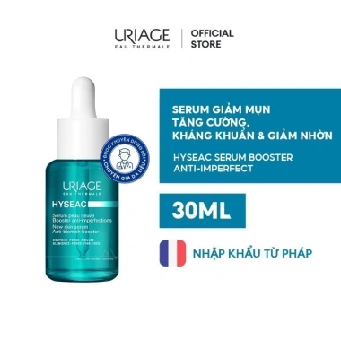 Bộ serum 30ml + gel rửa mặt URIAGE HYSEAC 150ml - Kháng khuẩn, giảm mụn da dầu