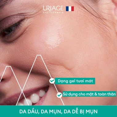 Bộ serum 30ml + gel rửa mặt URIAGE HYSEAC 150ml - Kháng khuẩn, giảm mụn da dầu
