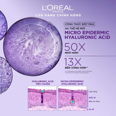 Bộ Serum Cấp Ẩm Sáng Da + Kem Dưỡng Revitalift Hyaluronic Acid - Siêu ẩm giảm nếp nhăn, giá 406.000 VND 6 Bộ Serum Cấp Ẩm Sáng Da + Kem Dưỡng Revitalift Hyaluronic Acid - Siêu ẩm giảm nếp nhăn, giá 406.000 VND 6