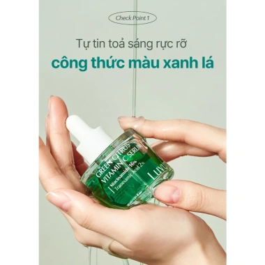 Bộ Serum & Kem Dưỡng Trắng Mờ Thâm Nám Tranexamic + 16% Niacinamide Luvum Green Citrus Vitamin C - 949k 3 Bộ Serum & Kem Dưỡng Trắng Mờ Thâm Nám Tranexamic + 16% Niacinamide Luvum Green Citrus Vitamin C - 949k 3