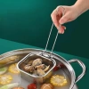 Bộ sét 2 vợt lẩu nhúng mì - Muôi cài nồi lọc vớt thực phẩm, giá 34.000₫, an toàn 3