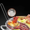 Bộ sét 2 vợt lẩu nhúng mì - Muôi cài nồi lọc vớt thực phẩm, giá 34.000₫, an toàn 6