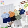 Bộ Set Áo Tay Cộc Quần Túi In Hình Dễ Thương Cotton Mềm Mịn Co Giãn Giá 84k 2