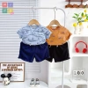 Bộ Set Áo Tay Cộc Quần Túi In Hình Dễ Thương Cotton Mềm Mịn Co Giãn Giá 84k 3