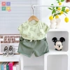 Bộ Set Áo Tay Cộc Quần Túi In Hình Dễ Thương Cotton Mềm Mịn Co Giãn Giá 84k 7