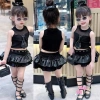 Bộ Sét Ong Kis 3 mẫu Ba Lỗ Pha Lưới Cà Vạt Nổi và Chân Váy 2 Tầng Phối Da cho Bé Gái giá 189.000 VND
