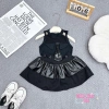 Bộ Sét Ong Kis 3 mẫu Ba Lỗ Pha Lưới Cà Vạt Nổi và Chân Váy 2 Tầng Phối Da cho Bé Gái giá 189.000 VND 5