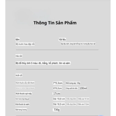 Bộ Sét Quà Tặng Nến Thơm & Tinh Dầu LUXURIOUS - Thơm Phòng, Giá chỉ 265.000₫ giảm từ 339.200₫ 6