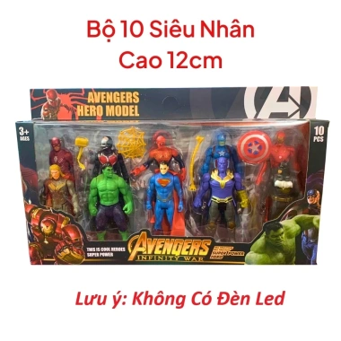Bộ siêu nhân mô hình đa năng ABS cao cấp: biệt đội anh hùng, khớp xoay, giá 89.000₫ 3 Bộ siêu nhân mô hình đa năng ABS cao cấp: biệt đội anh hùng, khớp xoay, giá 89.000₫ 3