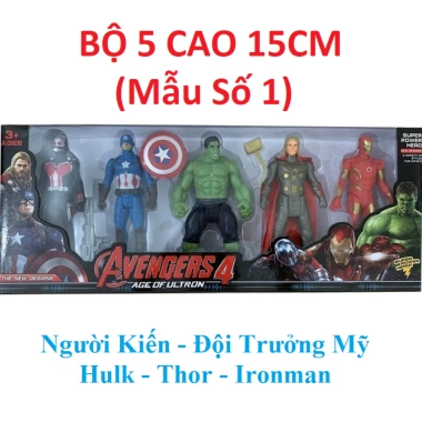 Bộ siêu nhân mô hình đa năng ABS cao cấp: biệt đội anh hùng, khớp xoay, giá 89.000₫ 6 Bộ siêu nhân mô hình đa năng ABS cao cấp: biệt đội anh hùng, khớp xoay, giá 89.000₫ 6