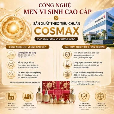 Bộ Skincare 7 Món Mạ Vàng CIYAOO x Cosmax Korea - Dưỡng Ẩm, Săn Chắc, Trẻ Hóa Da, Quà Tặng Sang Trọng 699.000 VND 4 Bộ Skincare 7 Món Mạ Vàng CIYAOO x Cosmax Korea - Dưỡng Ẩm, Săn Chắc, Trẻ Hóa Da, Quà Tặng Sang Trọng 699.000 VND 4