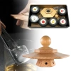 Bộ Smoker Kit 6 hương vị cocktail Máy hút thuốc gỗ phụ kiện bar quà tặng Bourbon sinh nhật không butan