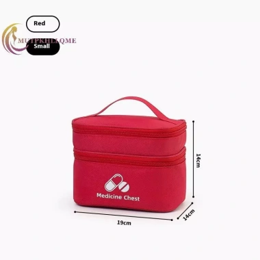 Bộ sơ cứu du lịch 2 lớp - Túi phân loại thuốc Oxford chống dịch - Giá 109.340₫