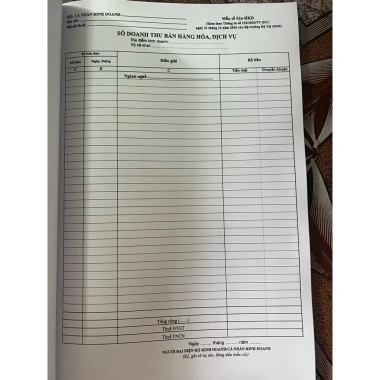 Bộ Sổ Doanh Thu Nhóm 2 S2a + Bảng Kê 01 Mua Vào Không Hoá Đơn - 89.000₫ 4