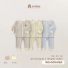 Bộ Sơ Sinh Embes Dài Tay Cài Thẳng Kẻ Ô Cotton Mềm Mại 0-9 Tháng - 188k