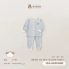 Bộ Sơ Sinh Embes Dài Tay Cài Thẳng Kẻ Ô Cotton Mềm Mại 0-9 Tháng - 188k 7
