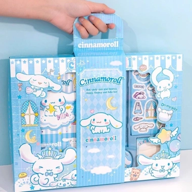 Bộ sổ tay kế hoạch Sanrio - Hộp quà Cinnamoroll và My Melody, quà sinh nhật trẻ em, giảm 22%