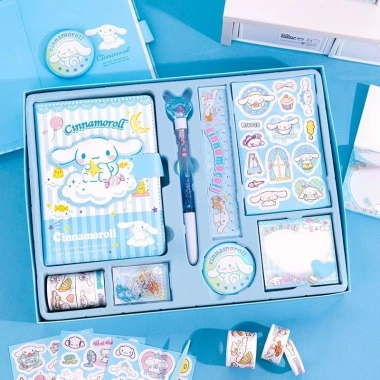 Bộ sổ tay kế hoạch Sanrio - Hộp quà Cinnamoroll và My Melody, quà sinh nhật trẻ em, giảm 22% 3 Bộ sổ tay kế hoạch Sanrio - Hộp quà Cinnamoroll và My Melody, quà sinh nhật trẻ em, giảm 22% 3