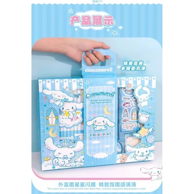 Bộ sổ tay kế hoạch Sanrio - Hộp quà Cinnamoroll và My Melody, quà sinh nhật trẻ em, giảm 22%