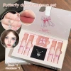 Bộ son môi EELHOE Art Value 6 màu lì dưỡng ẩm, má hồng vòng cổ, hộp quà tặng, chống nhòe chống nước - 96.800