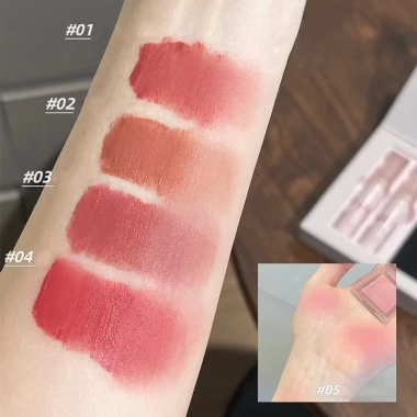 Bộ son môi EELHOE Art Value 6 màu lì dưỡng ẩm, má hồng vòng cổ, hộp quà tặng, chống nhòe chống nước - 96.800 5 Bộ son môi EELHOE Art Value 6 màu lì dưỡng ẩm, má hồng vòng cổ, hộp quà tặng, chống nhòe chống nước - 96.800 5