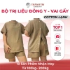 Bộ spa đông y Thành Tin - Đồ massage cotton lạnh, cổ tròn nút sau, mềm mịn thoáng mát 5