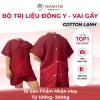 Bộ spa đông y Thành Tin - Đồ massage cotton lạnh, cổ tròn nút sau, mềm mịn thoáng mát 6