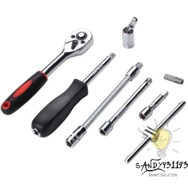 Bộ sửa chữa 46 chi tiết hộp đỏ - Dụng cụ đa năng cho ô tô & xe máy, giảm còn 99k