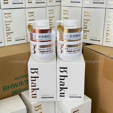 Bộ Sữa Dưỡng Thể & Ủ Sáng B'Haku Whitening Pack Nhật Bản 360ml - Giá 1.26 triệu 5