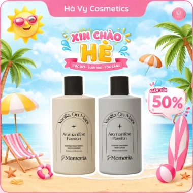 Bộ sữa tắm và dưỡng thể trắng da hương nước hoa De Memoria 2x300ml - Giảm 21% 2