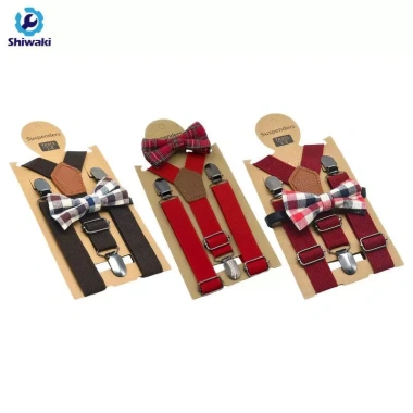 Bộ suspender & bow tie trẻ em điều chỉnh 3 kẹp kim loại, thời trang bé giá 105.840 2 Bộ suspender & bow tie trẻ em điều chỉnh 3 kẹp kim loại, thời trang bé giá 105.840 2