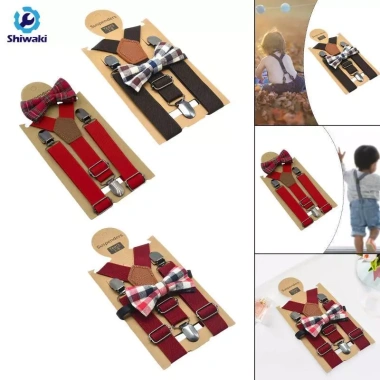 Bộ suspender & bow tie trẻ em điều chỉnh 3 kẹp kim loại, thời trang bé giá 105.840 3 Bộ suspender & bow tie trẻ em điều chỉnh 3 kẹp kim loại, thời trang bé giá 105.840 3