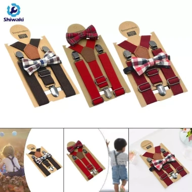 Bộ suspender & bow tie trẻ em điều chỉnh 3 kẹp kim loại, thời trang bé giá 105.840 4 Bộ suspender & bow tie trẻ em điều chỉnh 3 kẹp kim loại, thời trang bé giá 105.840 4