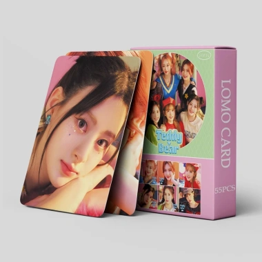 Bộ sưu tập 55 Photocards STAYC Gấu Bông LOMO trong hộp - Giá chỉ 57.200₫