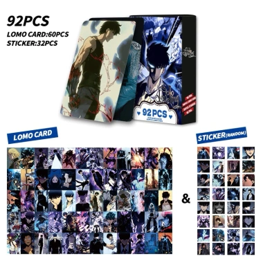 Bộ sưu tập 60 Lomo Card Solo Leveling + 32 Sticker Anime – Giá ưu đãi 33.810₫