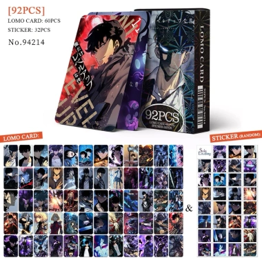 Bộ sưu tập 60 Lomo Card Solo Leveling + 32 Sticker Anime – Giá ưu đãi 33.810₫