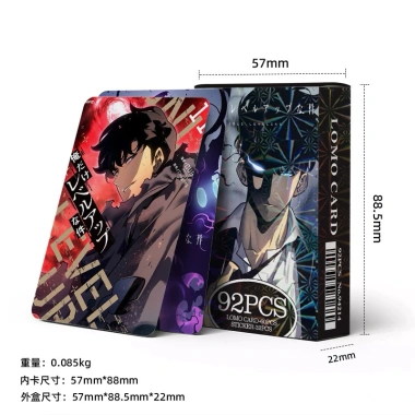 Bộ sưu tập 60 Lomo Card Solo Leveling + 32 Sticker Anime – Giá ưu đãi 33.810₫