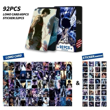 Bộ sưu tập 60 Lomo Card Solo Leveling + 32 Sticker Anime – Giá ưu đãi 33.810₫