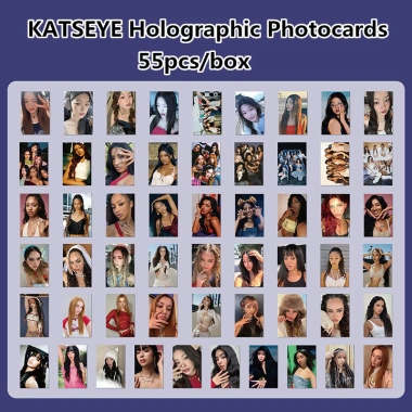 Bộ sưu tập KPOP 55 thẻ KATSEYE Photocards 3D LOMO - Giá ưu đãi 57.200₫