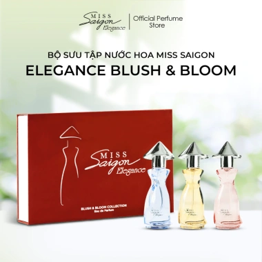 Bộ sưu tập nước hoa Miss Saigon Elegance Blush & Bloom 15ml x3 Giá ưu đãi 765.000 VND