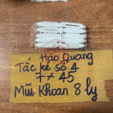 Bộ Tắc Kê Nở Nhựa Siêu Bền - Phụ Kiện Treo Tường, Khoan Bê Tông Độ Bền Cao, Giá Ưu Đãi 11,011₫