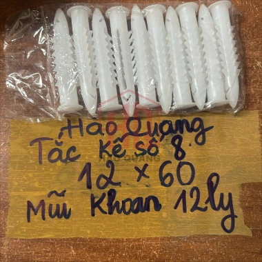 Bộ Tắc Kê Nở Nhựa Siêu Bền - Phụ Kiện Treo Tường, Khoan Bê Tông Độ Bền Cao, Giá Ưu Đãi 11,011₫