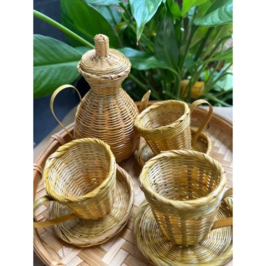 Bộ tách trà mini decor sự kiện, trang trí Tết, quà tặng - Giá chỉ 160k, xuất khẩu nước ngoài