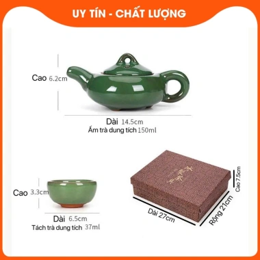 Bộ Tách Trà Ngọc Thạch Cao Cấp 76 – Thiết Kế Thanh Lịch, Thưởng Trà và Trang Trí, Giá 179.000₫ 2