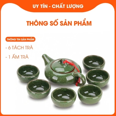 Bộ Tách Trà Ngọc Thạch Cao Cấp 76 – Thiết Kế Thanh Lịch, Thưởng Trà và Trang Trí, Giá 179.000₫ 3