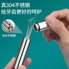 Bộ tăm cầm tay thép không gỉ 304 móc cong - Dụng cụ làm sạch răng du lịch, chỉ 83.958₫ 6